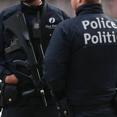 belgium-refugee-police