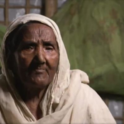 Myanmar’da yaşayan 90 yaşındaki Gul Zahar, işkenceden kaçıp Bangladeş’e sığındı