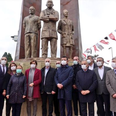 Bakırköy Belediyesi’nden “dev” hizmet: Sağlık çalışanları heykeli